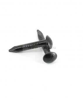 Punta a testa tonda in acciaio verniciato di nero Ø 1,30 mm 