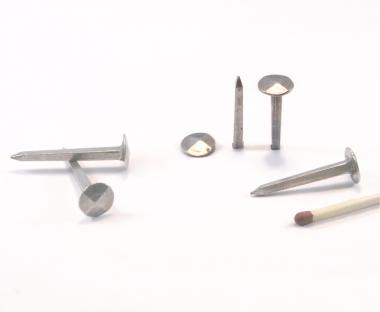 Chiodo forgiato testa diamante in acciaio lucido (100 chiodi) L : 30 mm - Ø 8 mm