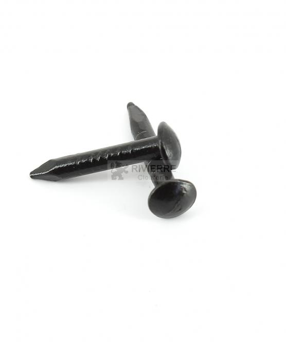 Punta a testa tonda in acciaio verniciato di nero Ø 1.5 mm 