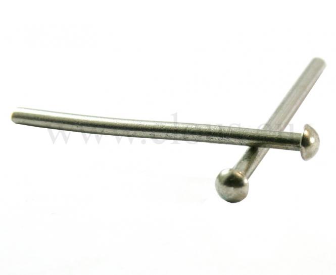 Chiodo a testa rotonda e senza punta in acciaio inox (1kg) L : 47 mm - Ø 2.4 mm