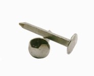 Chiodo forgiato a testa martellata in acciaio lucido (100 chiodi) L : 50 mm - Ø 12-13 mm